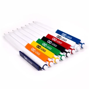 Кулькова ручка Comet White - зелена