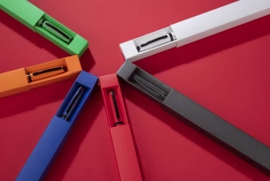 Кулькова ручка RIO у футлярі - чорна