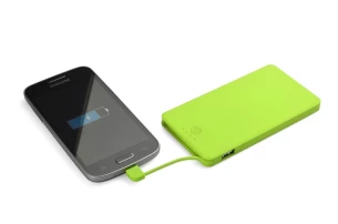 Павербанк VIVID 4000 mAh - яскраво-зелений