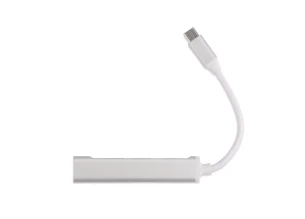 Розгалужувач USB HUB - ROSKO - сріблястий