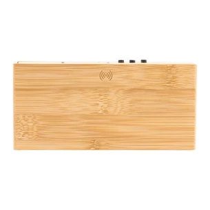 Індуктивний зарядний пристрій Conti з годинником і термометром - бежевий