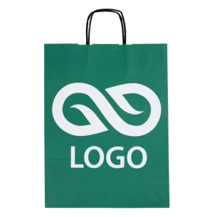 Подарунковий пакет А4 Колір пакета - зелений