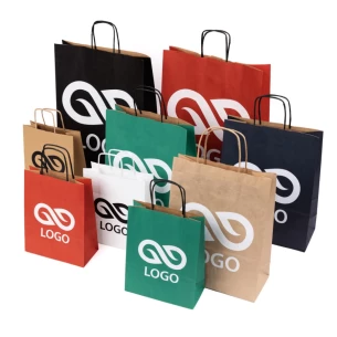 Подарунковий пакет А4 Колір пакета - зелений