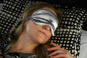 Пов'язка для сну VELURO - сіра