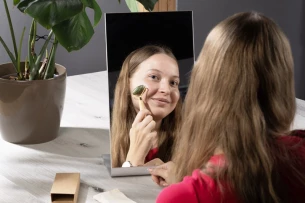 Ролик для обличчя BELLEZA - оливковий