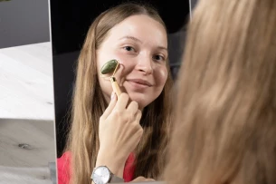 Ролик для обличчя BELLEZA - оливковий