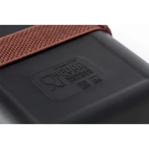 Бокс для сніданку 1 л, бамбукова кришка - чорний