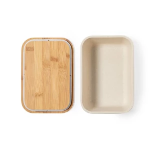 Упаковка для сніданку 1 л, бамбукова кришка - нейтральна