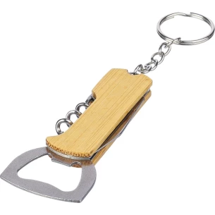 Бамбуковий брелок 3-в-1 - коричневий