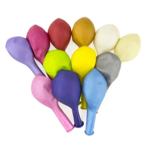 Металізована повітряна куля 30 см - Червона