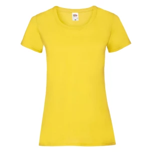 Футболка FOTL Lady-Fit ValueWeight - жовта