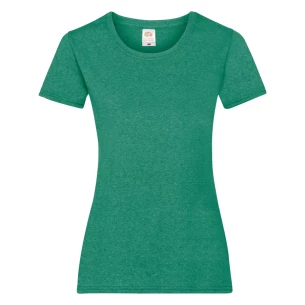 Футболка FOTL Lady-Fit ValueWeight - зелений меланж