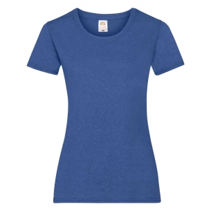 Футболка FOTL Lady-Fit ValueWeight - синій меланж