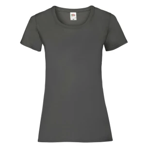 Футболка FOTL Lady-Fit ValueWeight - графітовий