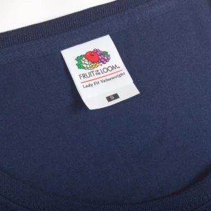 Футболка FOTL Lady-Fit ValueWeight - бордова