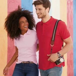 Сорочка-поло преміум-класу Fruit Of The Loom - графіт