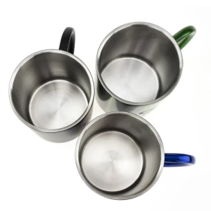 Сталевий кухоль Hugo - червоний