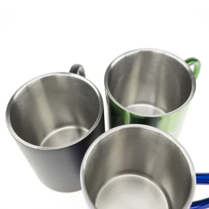 Сталевий кухоль Hugo - червоний