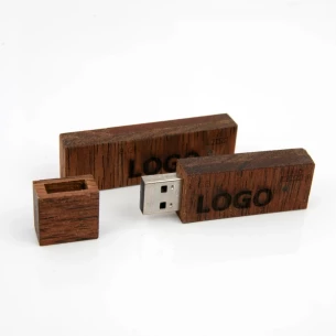 Флеш-накопичувач Wood 32Gb - коричневий