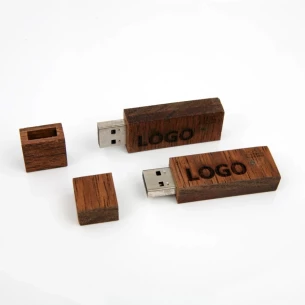 Флеш-накопичувач Wood 32Gb - коричневий